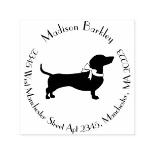 Dachshund Wiener Dog Puppy Zelfinktende Stempel