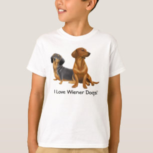 Dachshund Wiener Dogs Kinder T-Shirt