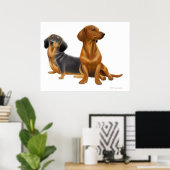 Dachshund Wiener Dogs Print (Thuiskantoor)