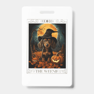 Dachshund Wiener Geest Grappig Halloween Kostuum H Badge