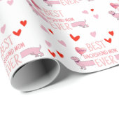 Dachshund Wiener Hond Mam Cadeaupapier (Rol Hoek)