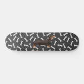 Dachshund wiener skateboard (Horizontaal)
