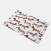 Dachshund Wiener Worst Hond Deurmat (Schuin)