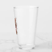 Dachshund Wintervreugde Glas (Links)