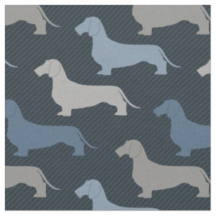 Dachshund - Wire Haire Stof