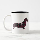 Dachshund Wirehaired BFF Mok (Links)