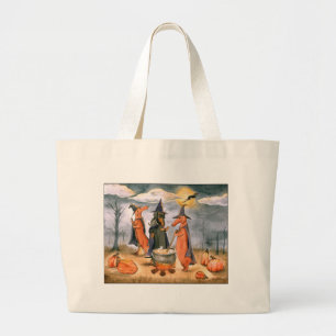 Dachshund Witches Grote Tote Bag