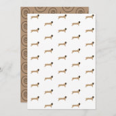 Dachshundpapier (Voorkant / Achterkant)