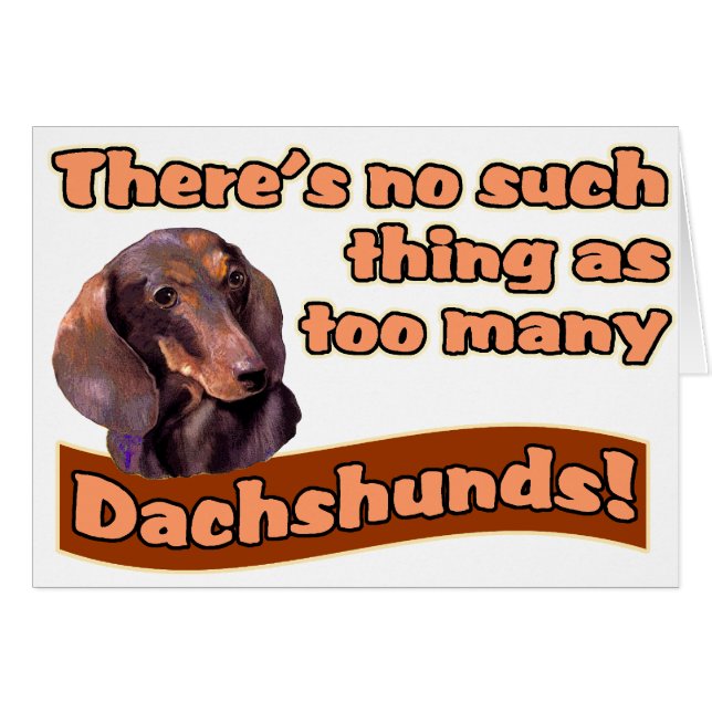 DACHSHUNDS (Voorkant Horizontaal)