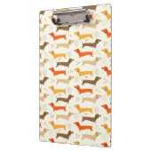 Dachshunds and Polka Dots Clipboard Klembord (Links)