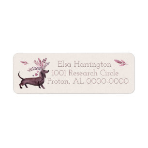Dachshunds are Hilarious Return Address Label