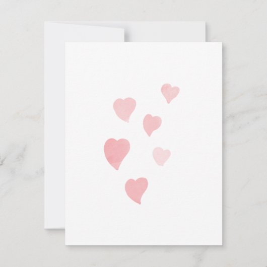 Dachshunds in liefde, behalve de datumkaart (meisj save the date (Achterkant)