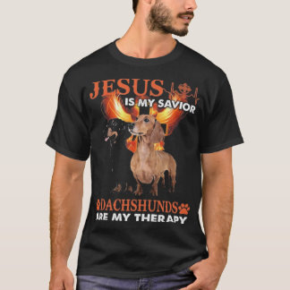 Dachshunds Jesus T-shirt