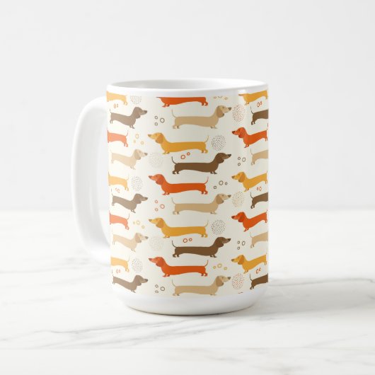 Dachshunds Mug (Devant gauche)