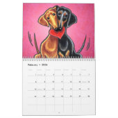 Dachshunds Off-Leash Art™ Vol 1 Kalender (Feb 2026)