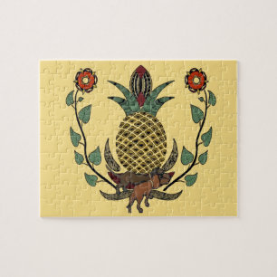 Dachshunds, Welcome Pineapple Legpuzzel