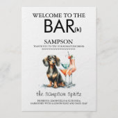 Dachsund Bar Menu (Voorkant)