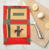 Dachsund Kitchen Towel Theedoek (Quarter Fold)