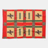 Dachsund Kitchen Towel Theedoek (Horizontaal)