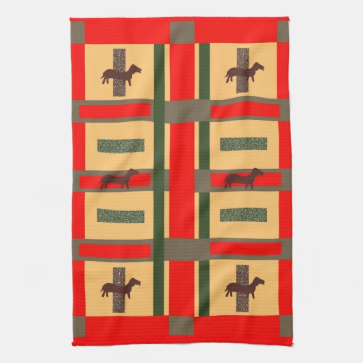 Dachsund Kitchen Towel Theedoek (Verticaal)