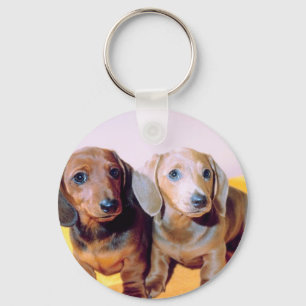 Dachsund Puppies Sleutelhanger