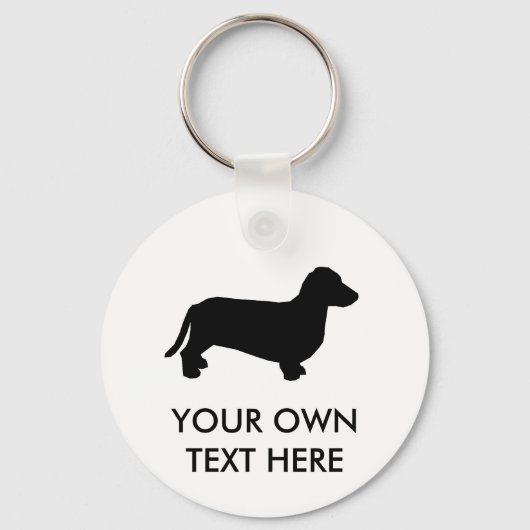 Dachsund Sleutelhanger (Voorkant)