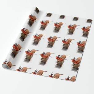 Dachsund van Gras van Mardi hond Cadeaupapier