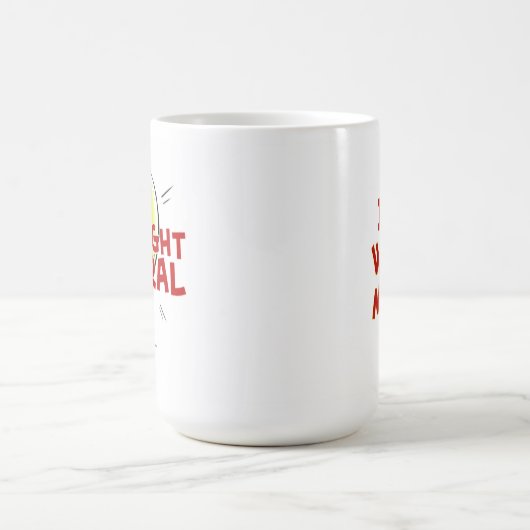 Dacht 15 oz spiral "I'm with Mok". Mok (Center)
