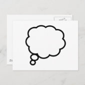 Dacht Bubble Briefkaart (Voorkant / Achterkant)