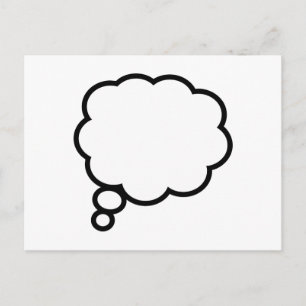 Dacht Bubble Briefkaart