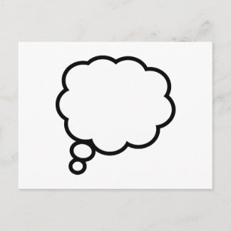 Dacht Bubble Briefkaart