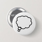 Dacht Bubble Ronde Button 5,7 Cm (Voorkant /achterkant)