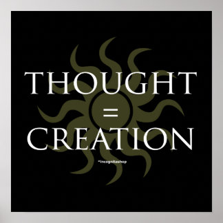 Dacht = creatie poster