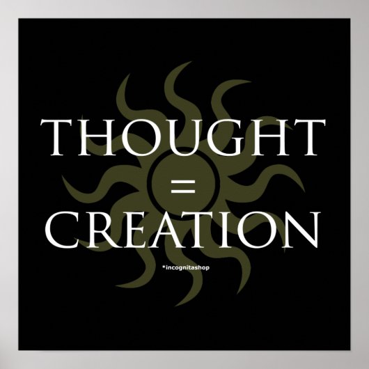 Dacht = creatie poster (Voorkant)