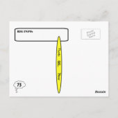 Dacht dat Bubble Ham Radio QSL-kaart het aanpast! Briefkaart (Achterkant)