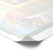 Dacht het Provocerend Gedicht op Psychedelische Ac Poster (Hoek)