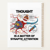 Dacht is een kwestie van synaptische aandacht geek planner (Achterkant)