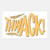 DACHT! RECHTHOEKIGE STICKER (Voorkant)