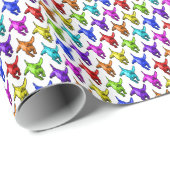 Dachund Fantasy Gift Wrap Cadeaupapier (Rol Hoek)