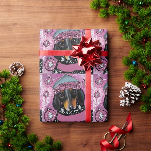 DACKEL  CADEAUPAPIER (Feestdagen Geschenken)