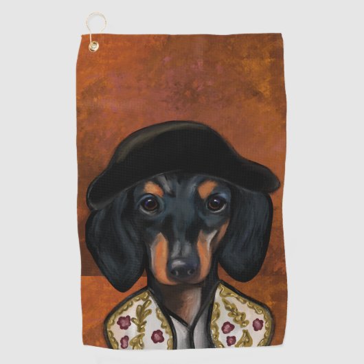 DACKEL GOLFHANDDOEK (Voorkant)