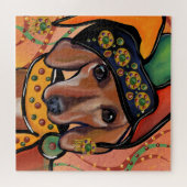 DACKEL LEGPUZZEL (Horizontaal)