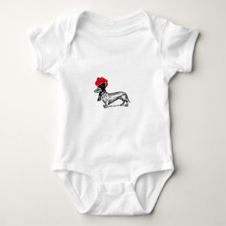 Dackel mit Bollenhut Romper