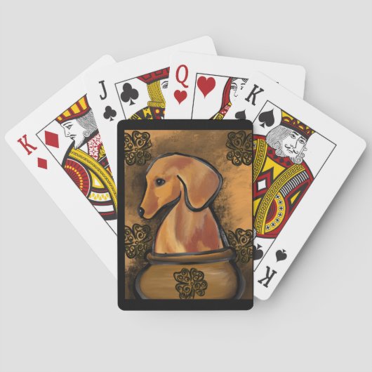 DACKEL POKERKAARTEN (Achterkant)
