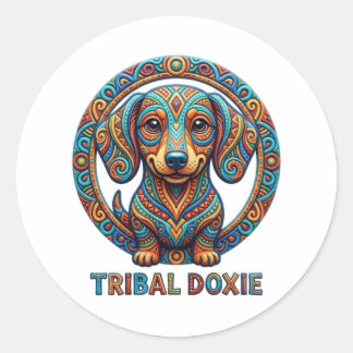 DACKEL RONDE STICKER