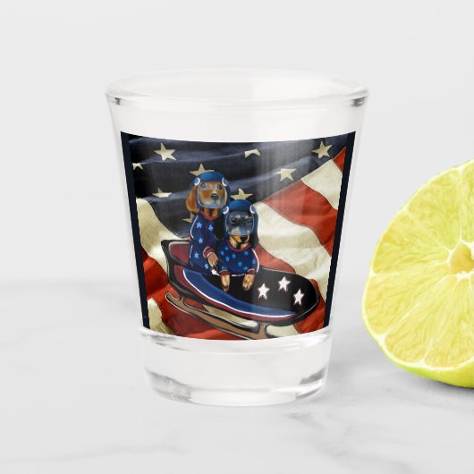 DACKEL SHOT GLAS (Voorkant)