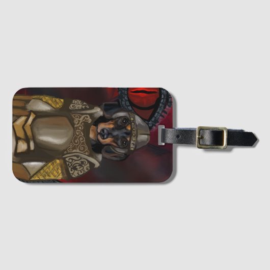 Dacshund Bagagelabel (Voorkant (horizontaal))