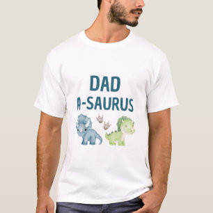 Dad-A-Saurus T-shirt baby's eerste verjaardag