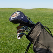 DAD aangepaste foto gepersonaliseerde Monogram bla Golfheadcover (Insitu)