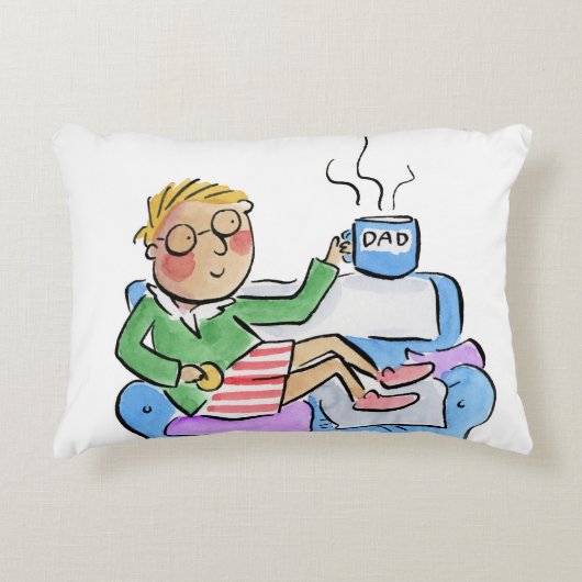 Dad Accent Kussen (Voorkant)